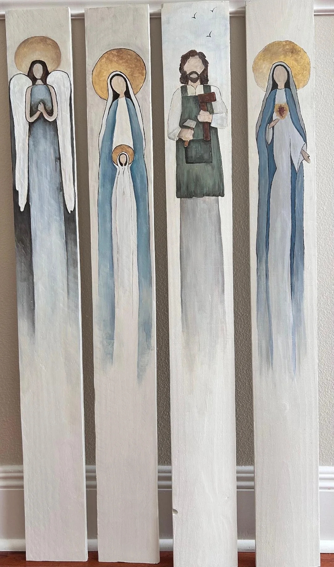 Painted for a Spiritual Garden for a Catholic School