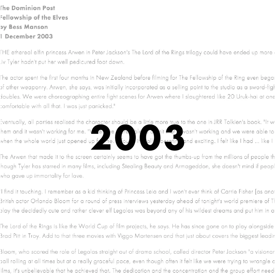 Press — 2003
