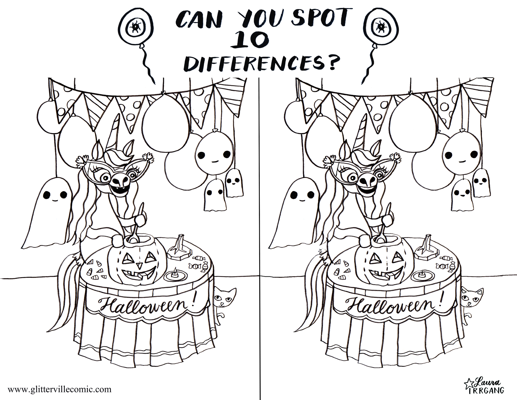 Can you spot the 10 differences? — Laura Irrgang