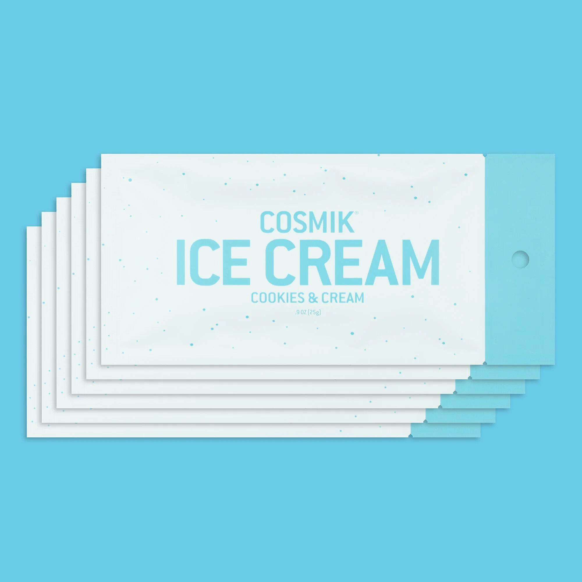 6 PACK COOKIES AND CREAM SPACE ICE CREAM