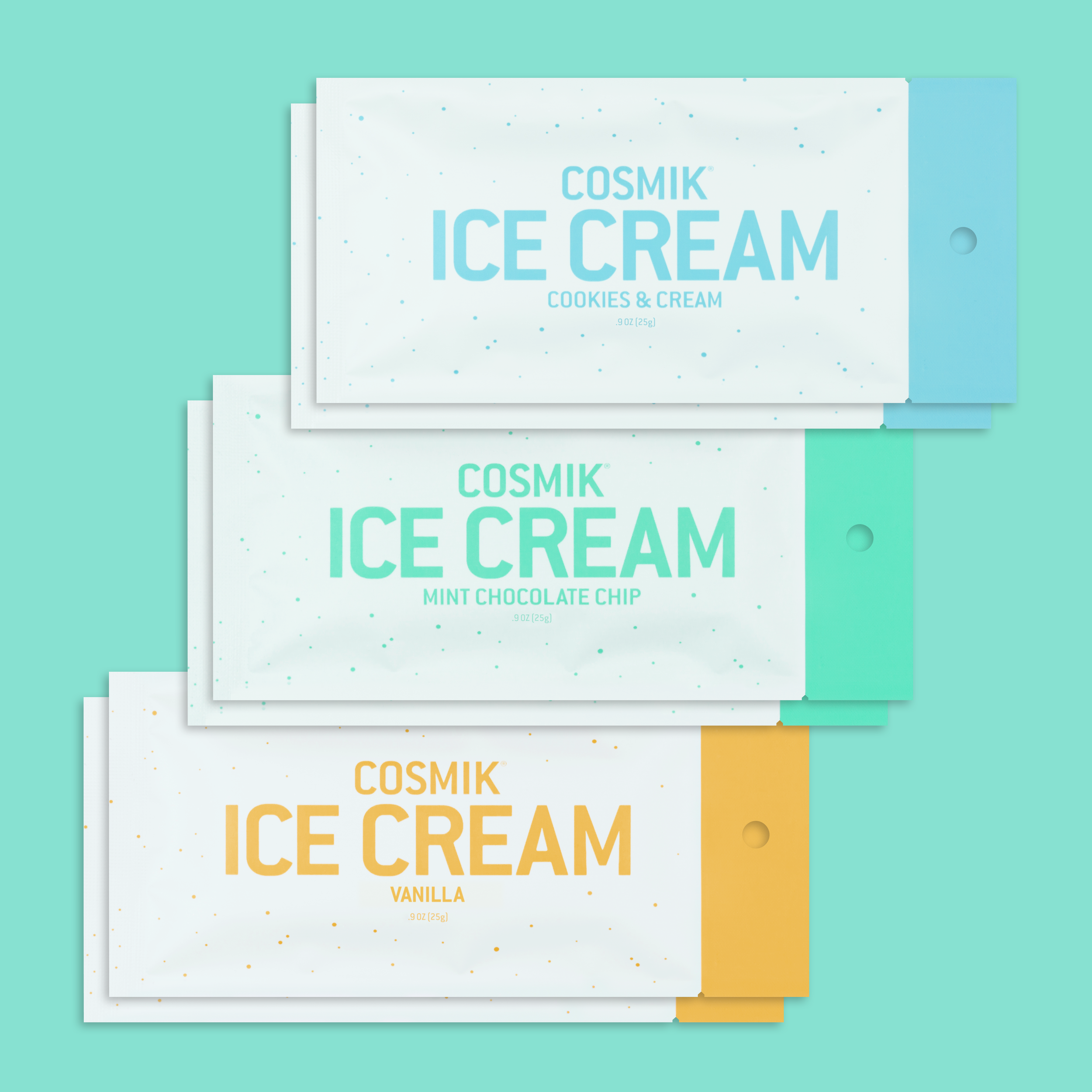 6 PACK VARIETY SPACE ICE CREAM