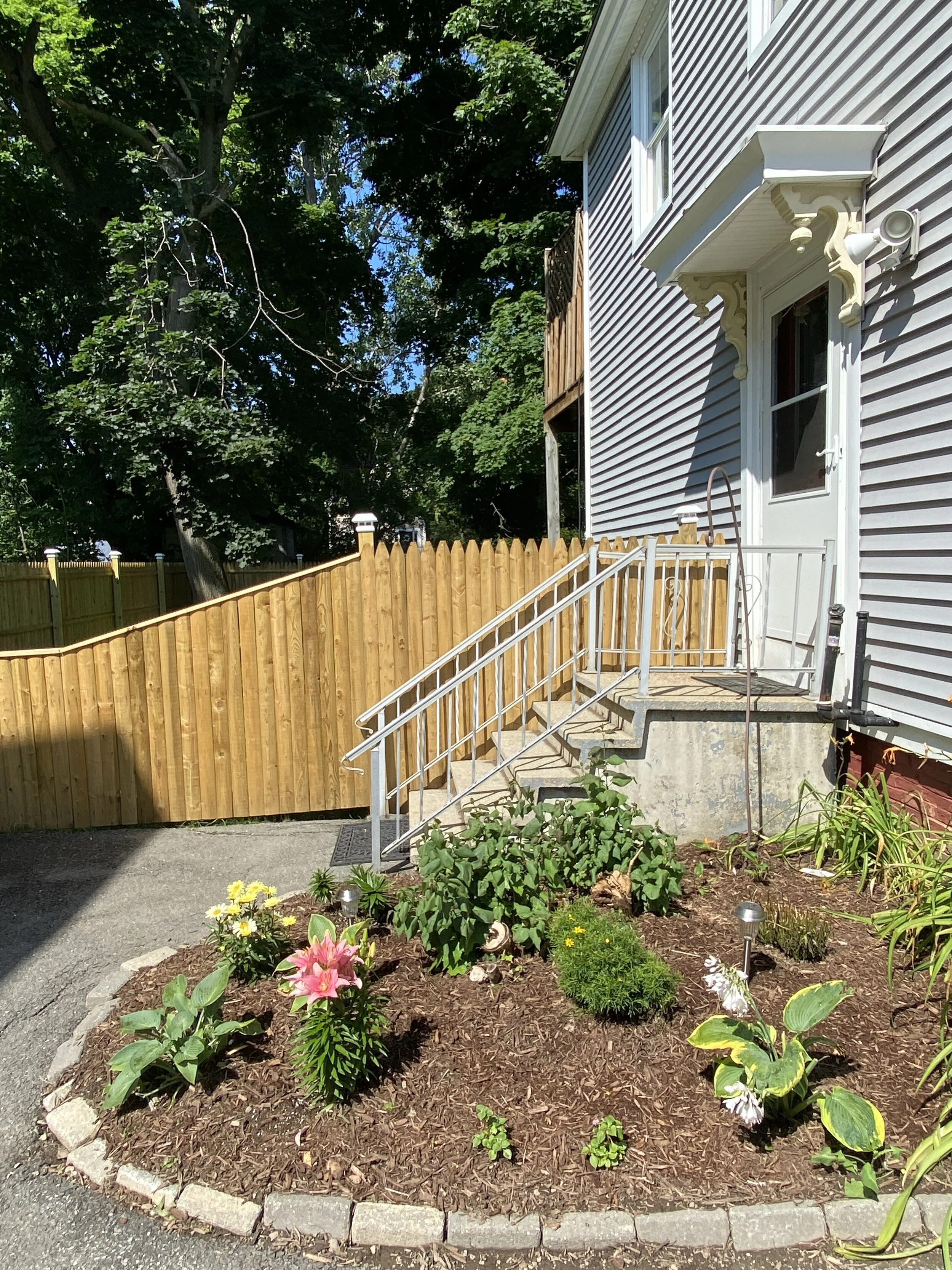 Side Entrance Garden And Backyard