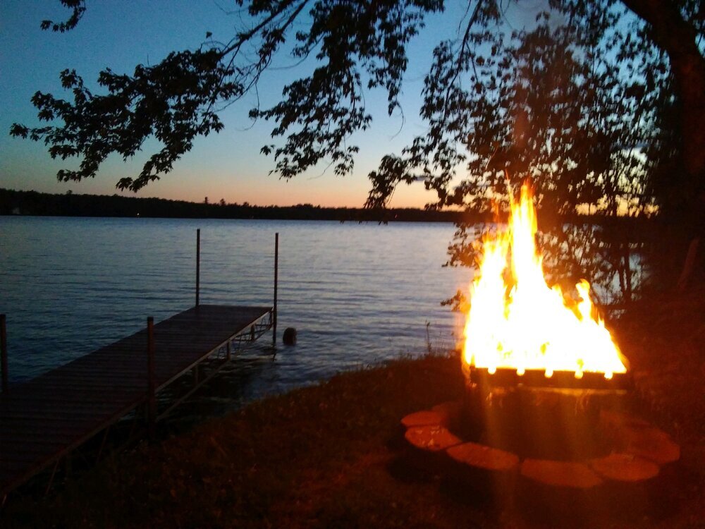 Bonfire At Night