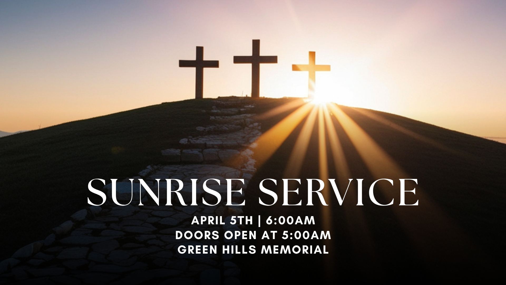 Sunrise Service at Green Hills