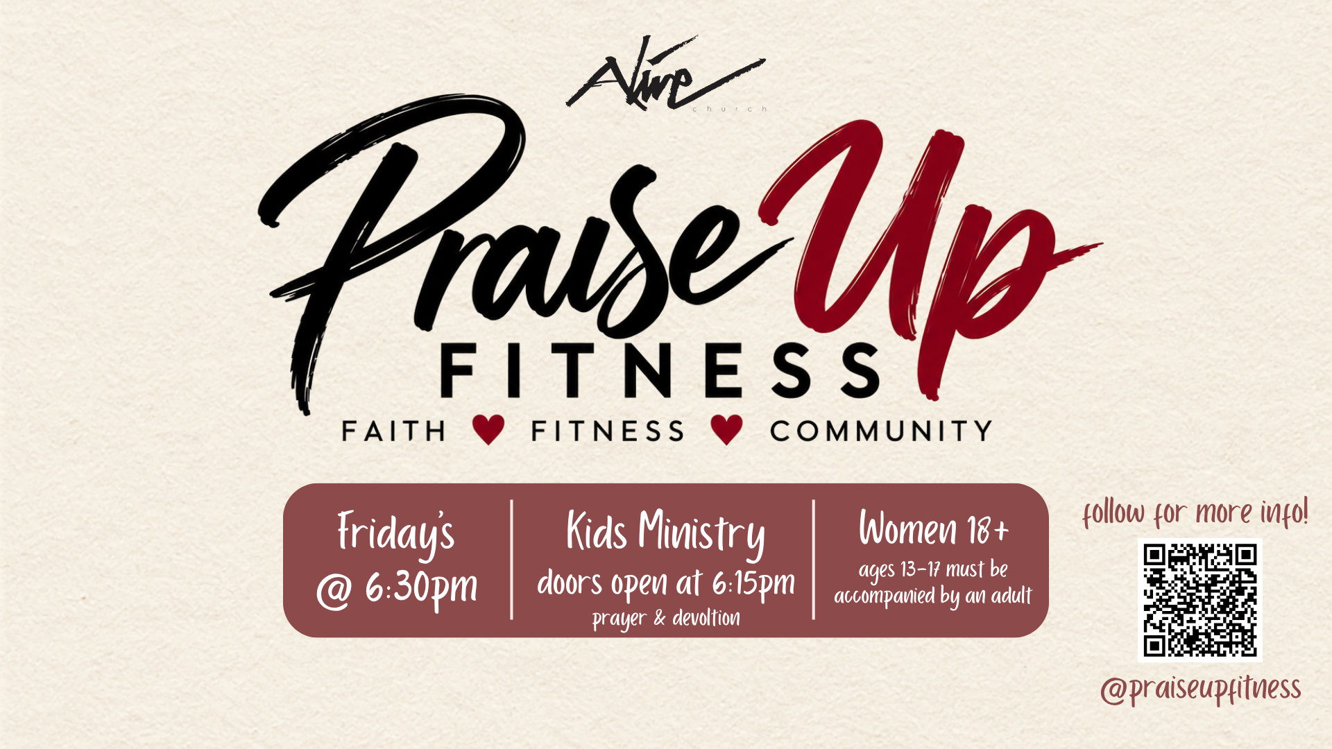 Praise Up Fitness Class