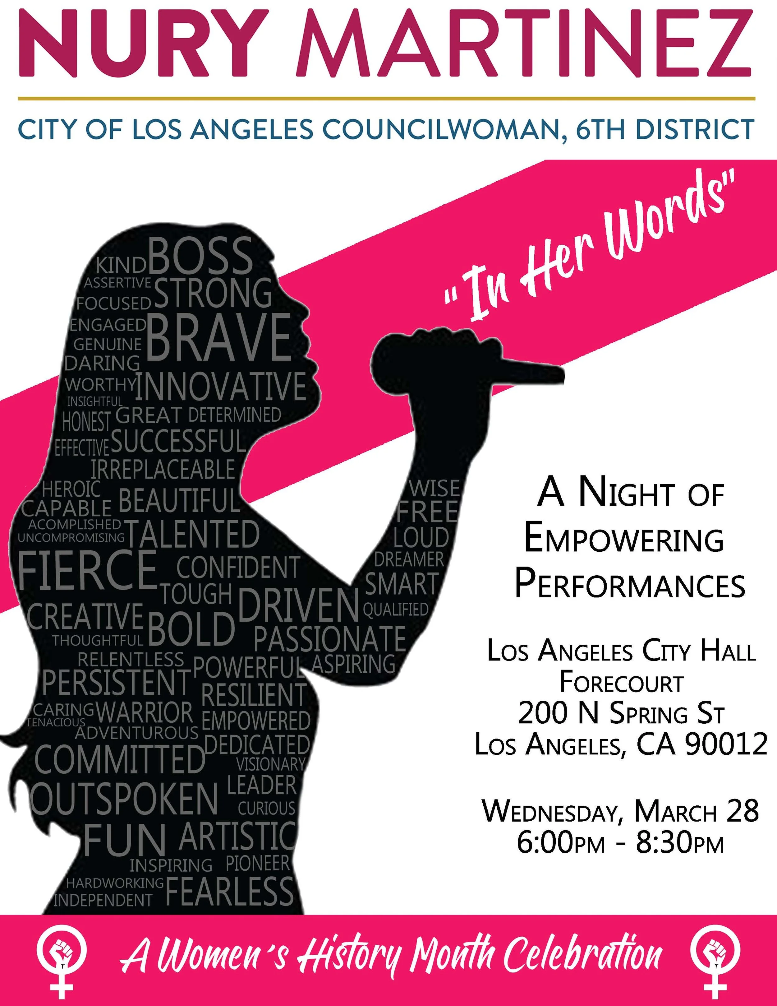MDP performing at Councilwoman Martinez's "In Her Words"