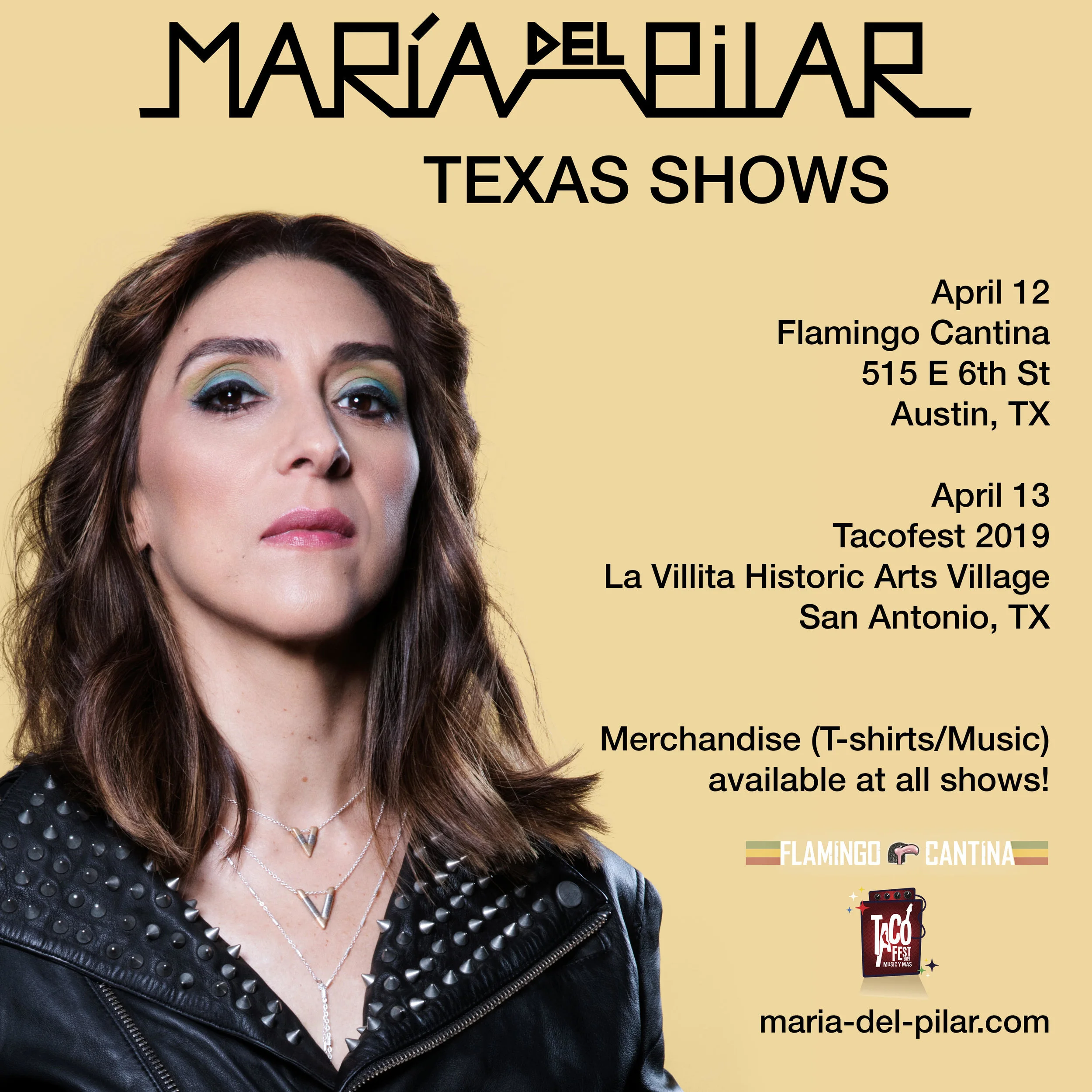 Maria del Pilar in Texas this April 2019!