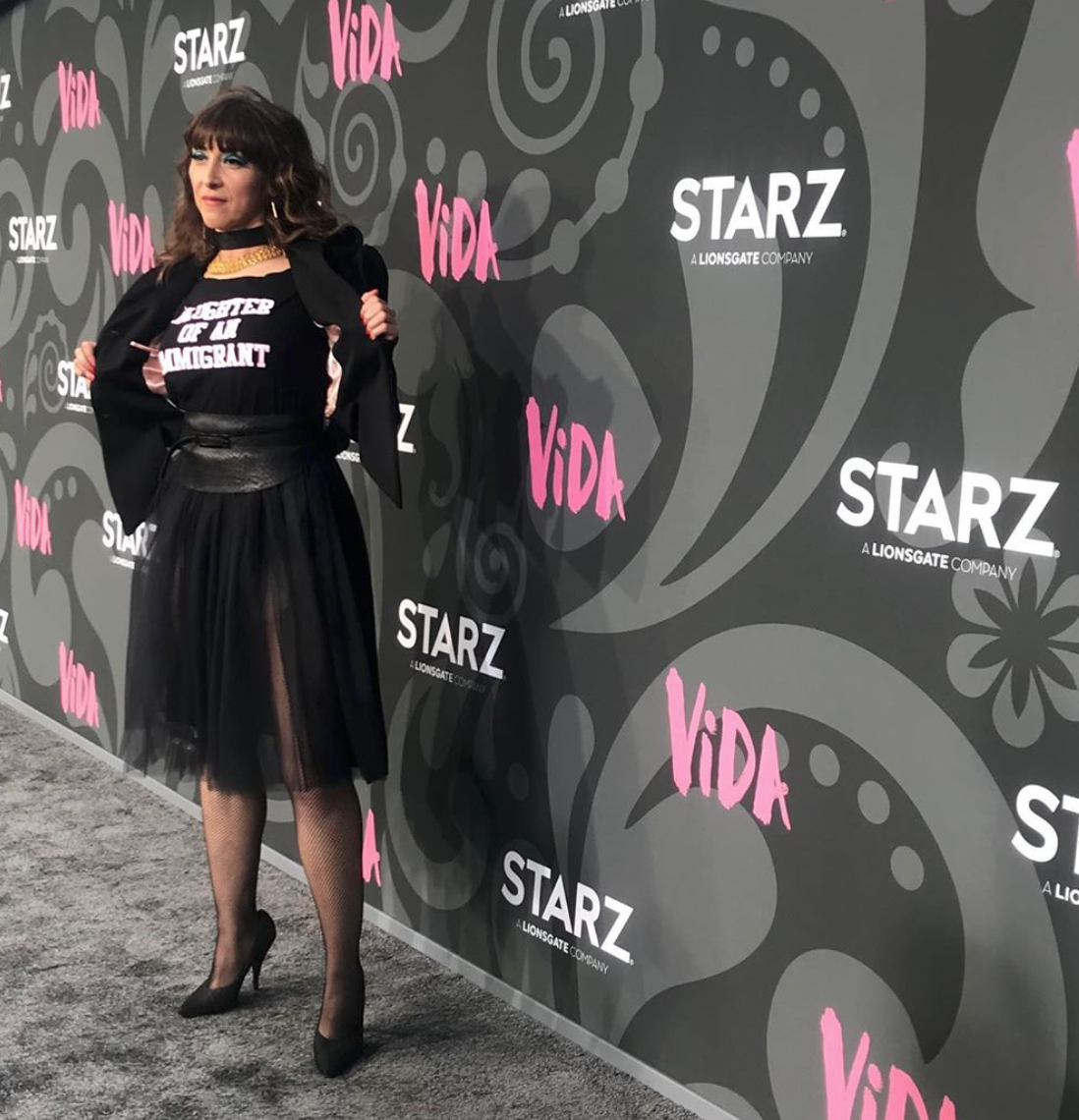 María del Pilar attends Vida season 2 premiere red carpet!