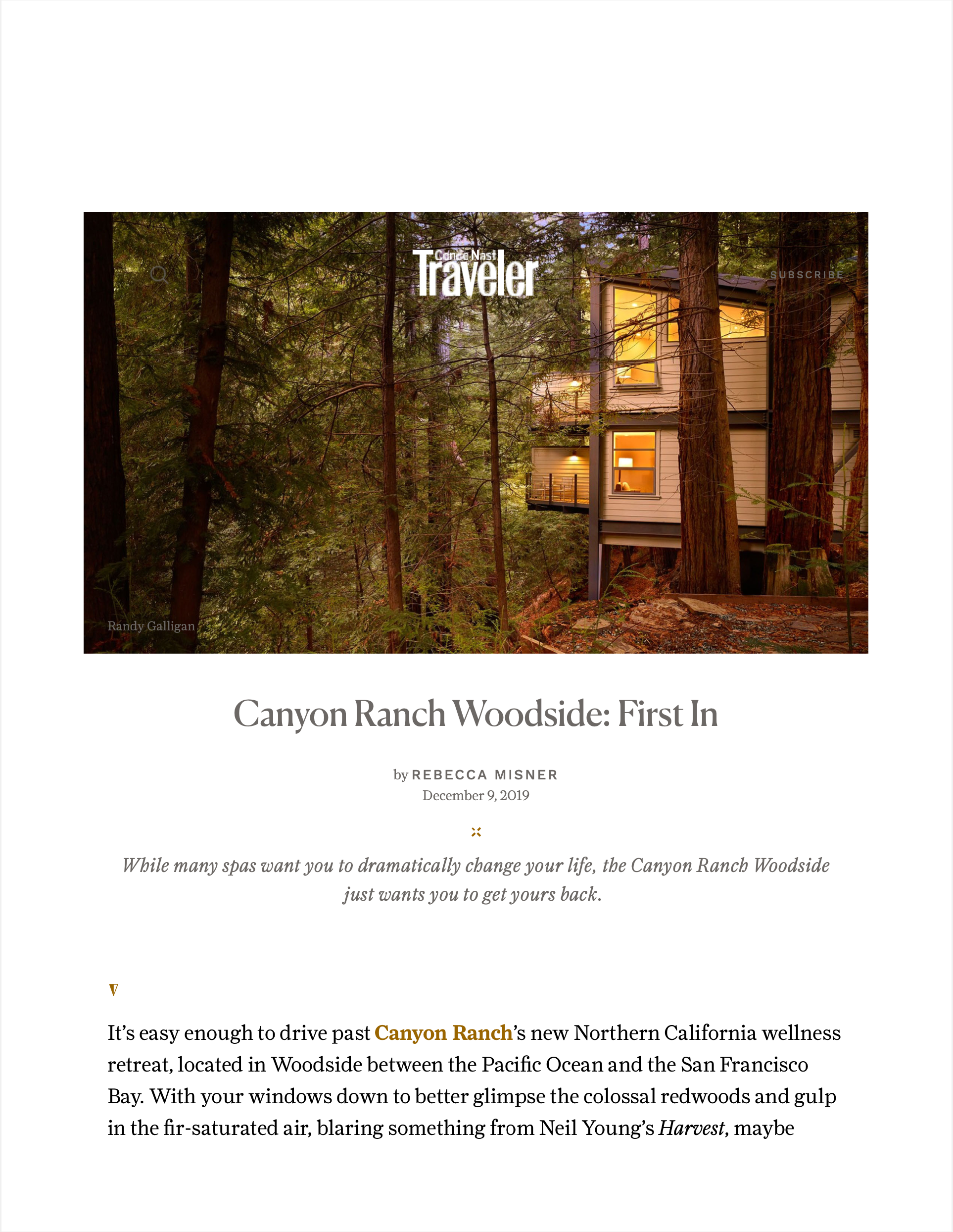 Canyon Ranch Woodside