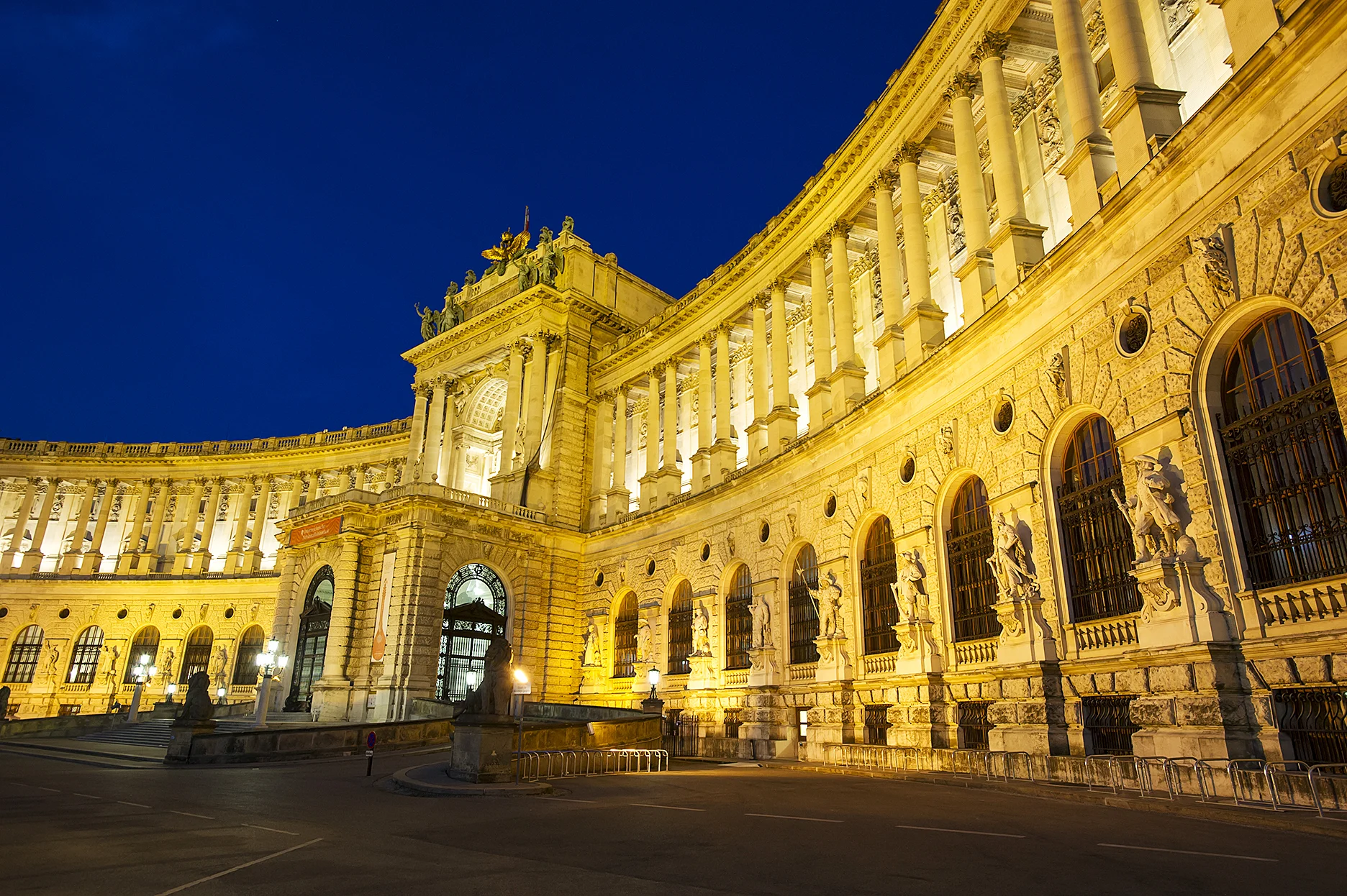 Blue hour, Vienna, Austria