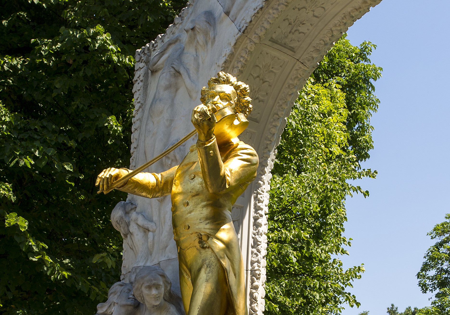 Statue of Mozart, Vienna, Austria