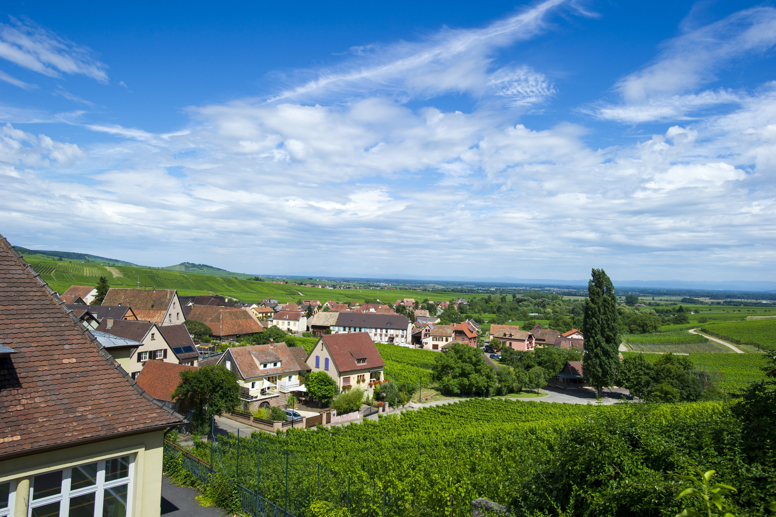 Village in Alsace, France