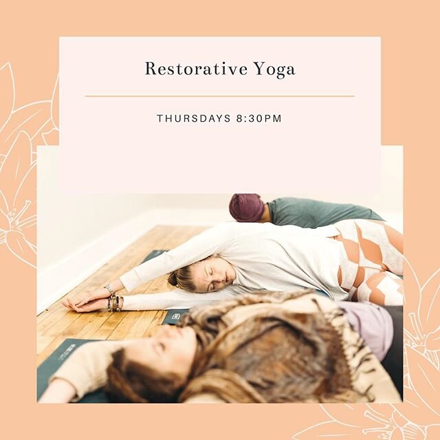 What is Restorative Yoga?
&middot;

For me, #restorativeyoga is daily gratitude for myself. It is a place where we go to feel calm and refreshed, with an emphasis on relaxing tired muscles and quieting an active mind. We give in to deep rest by propp