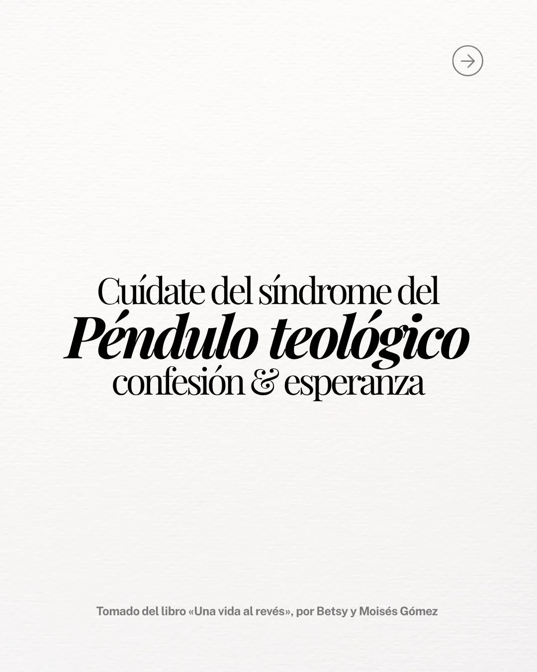 El orgullo ciega porque pierde de vista muy f&aacute;cilmente la gracia recibida. Aqu&iacute; te compartimos 10 advertencias contra el horrible s&iacute;ndrome del p&eacute;ndulo teol&oacute;gico. 

En la medida en la que crec&iacute;amos hacia un me