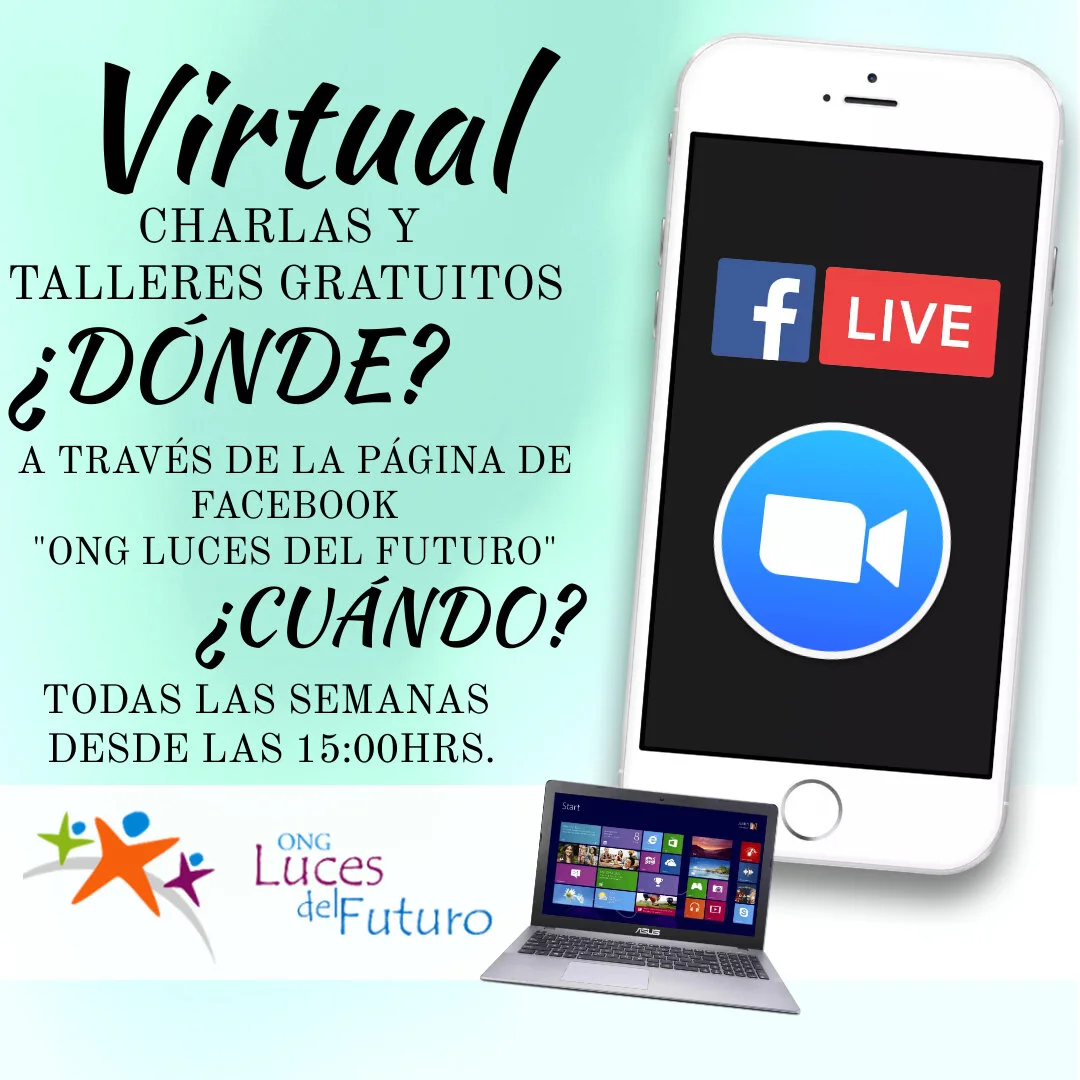 INVITACIÓN CHARLAS Y TALLERES GRATUITOS