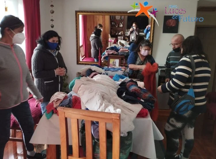  Actividad solidaria de donación de Vestuario en el sector rural el Quillay de la comuna de Chillán Viejo.