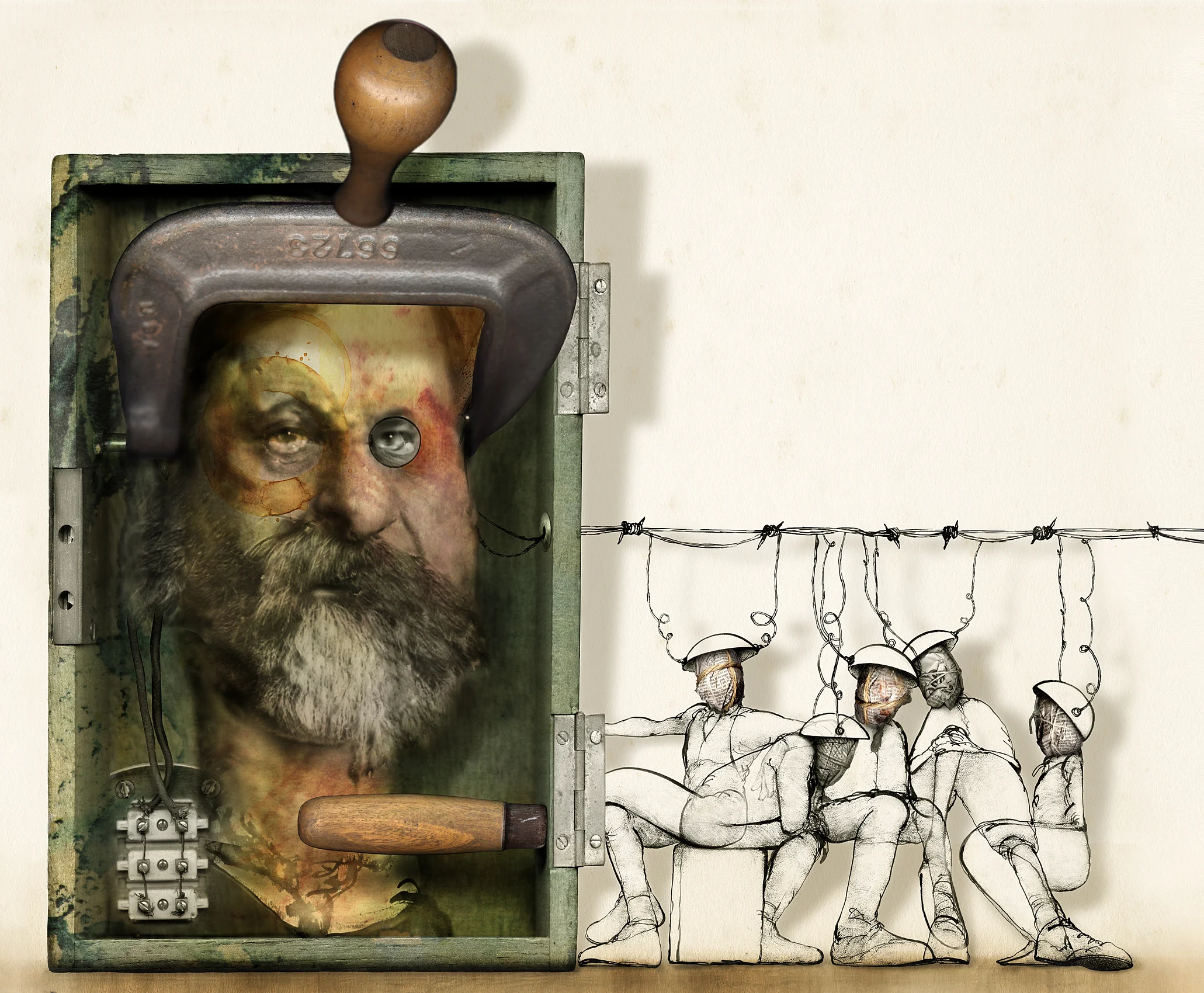 With the seeds of despair and madness already implanted in post-industrial mentality