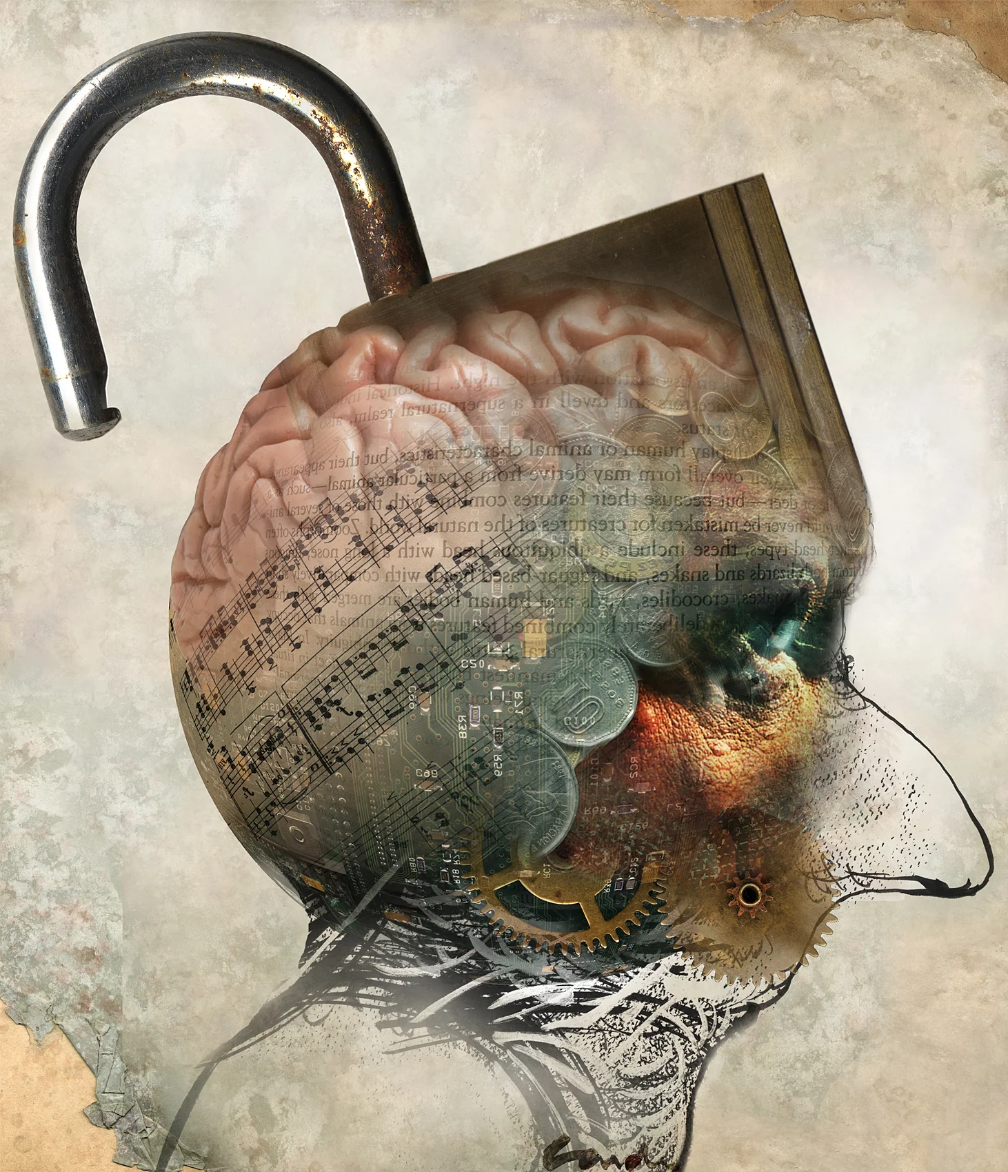The brain is like a parachute