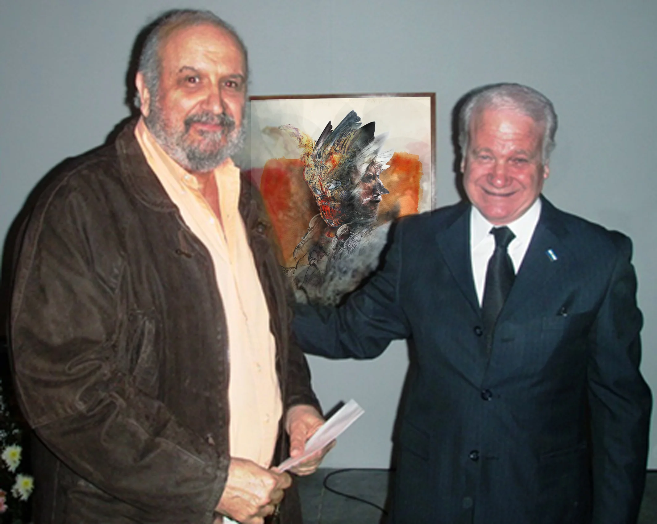 3.Delivery of the Navarro Correas award by the Mayor of the city, Alfredo Castellari.jpg