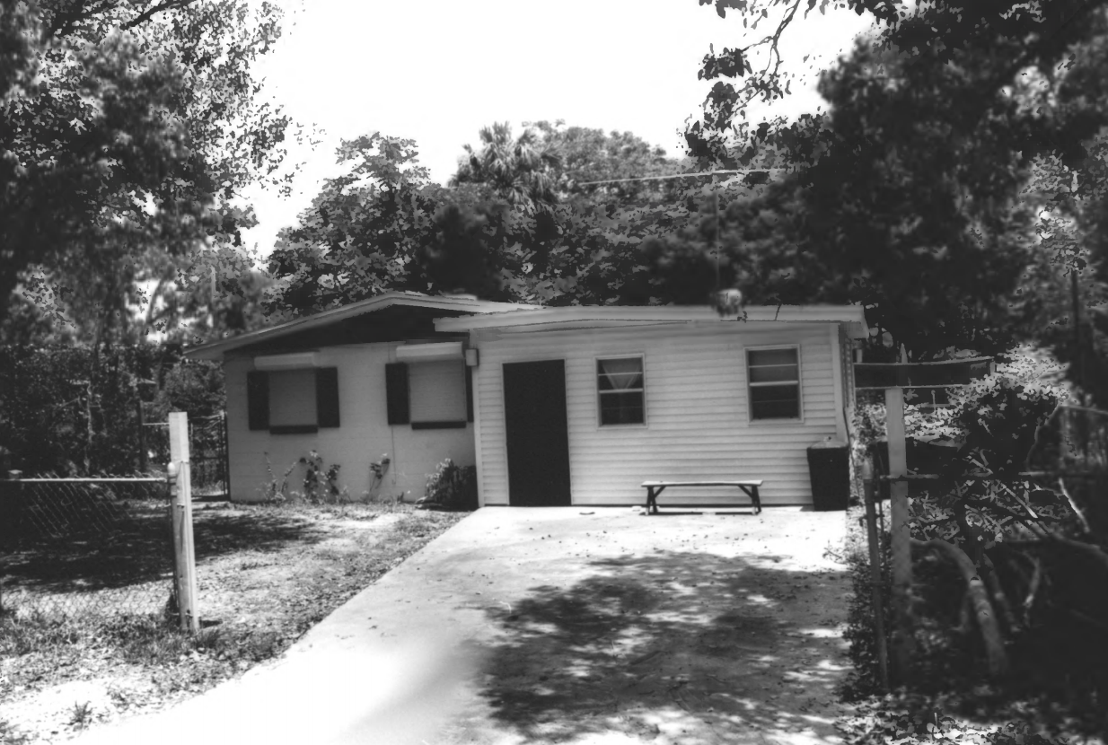 This 1960 era home used to be on this property, seen here in 1990.