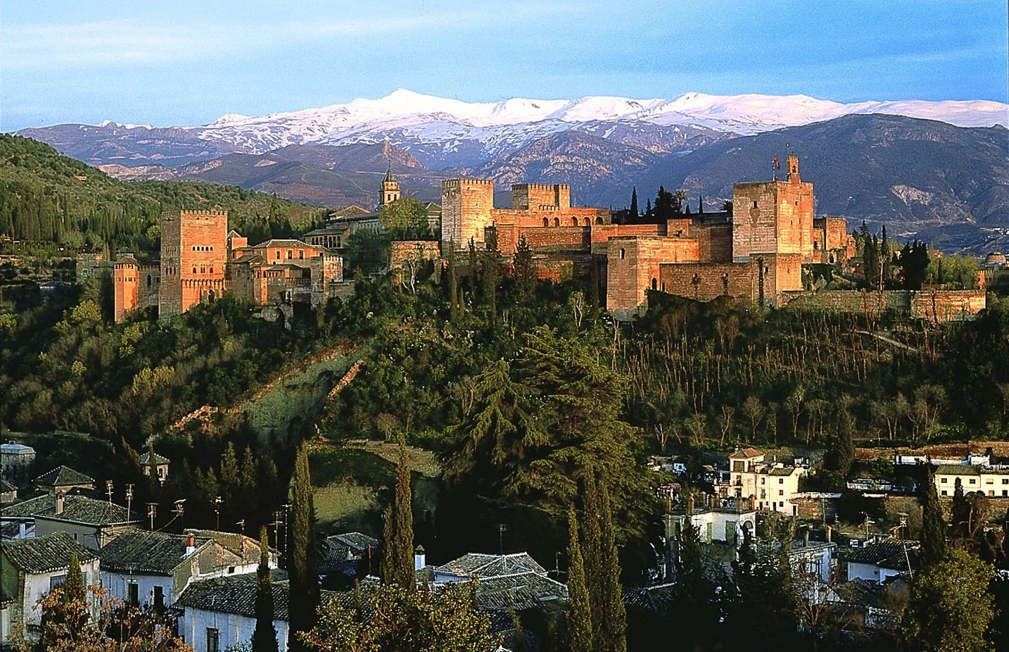 Granada is home to some of Spain’s highest peaks & is known for skiing in winter