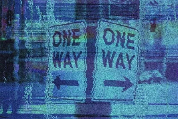 Street signs representing how trauma affects decision making