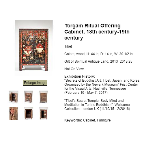 Tibetan Torgam with Offerings (Copy)