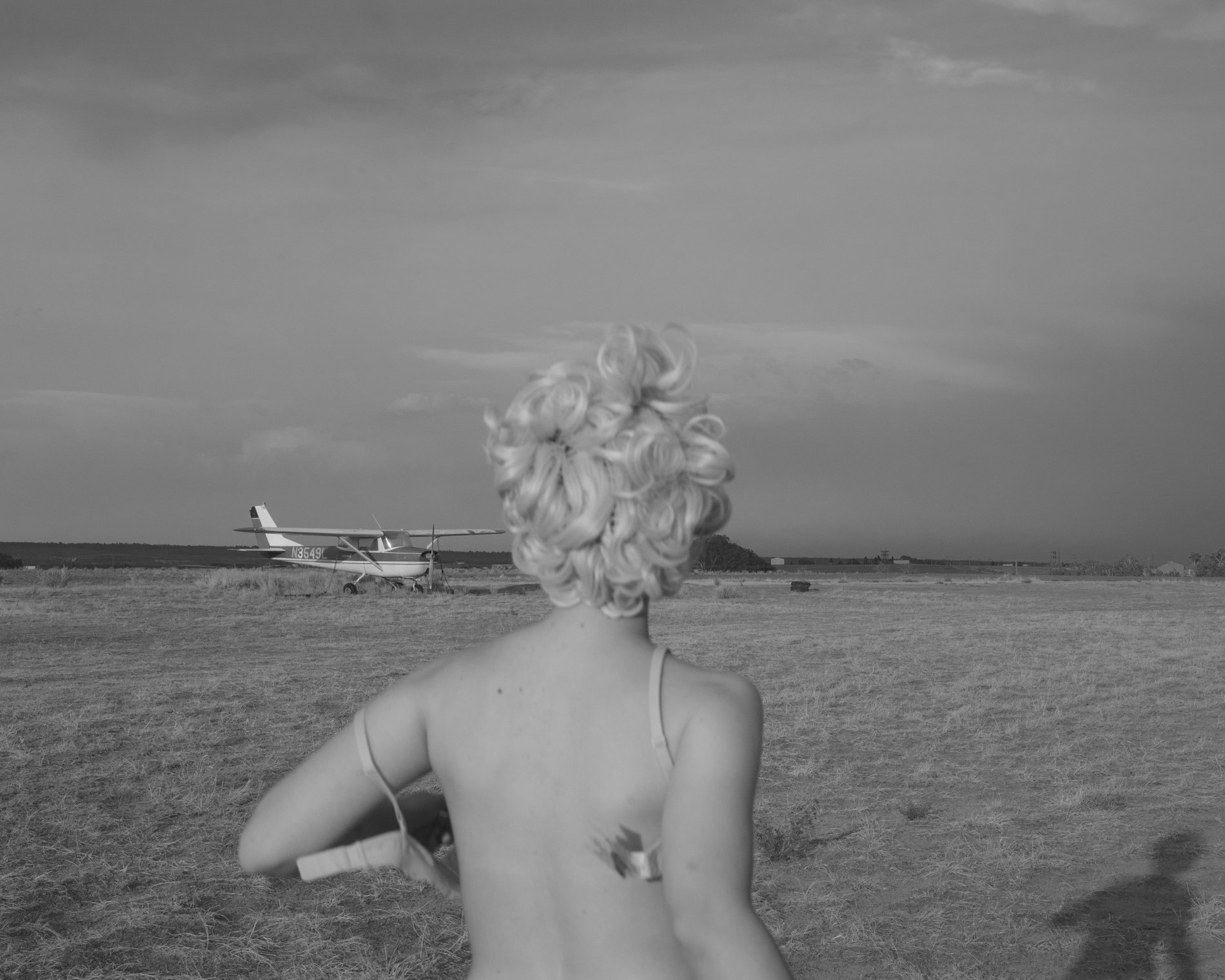Plane (self-portrait), sequence 2018 .