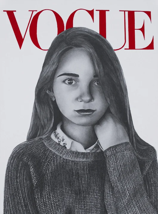Graphite and Colored Pencils on Paper, 30" x 22"