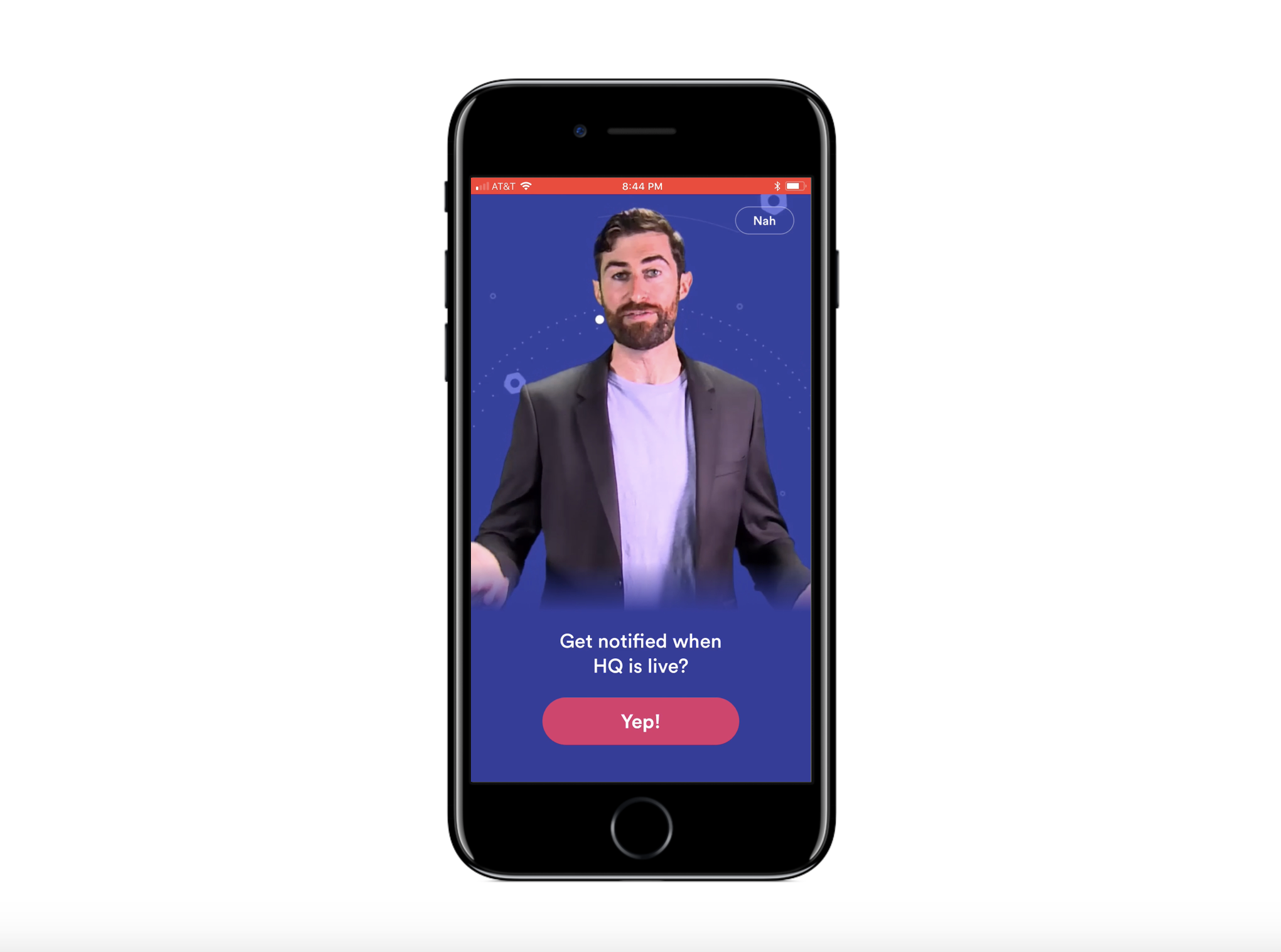 HQ - Trivia Live Game Show&nbsp;by Intermediate Labs does an amazing job of creating a custom, entertaining video to explain to users why its important to give the developer permission to send push notifications.&nbsp;