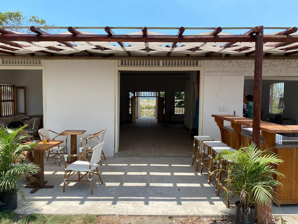 Outdoor Patio/Bar Area close to being finished