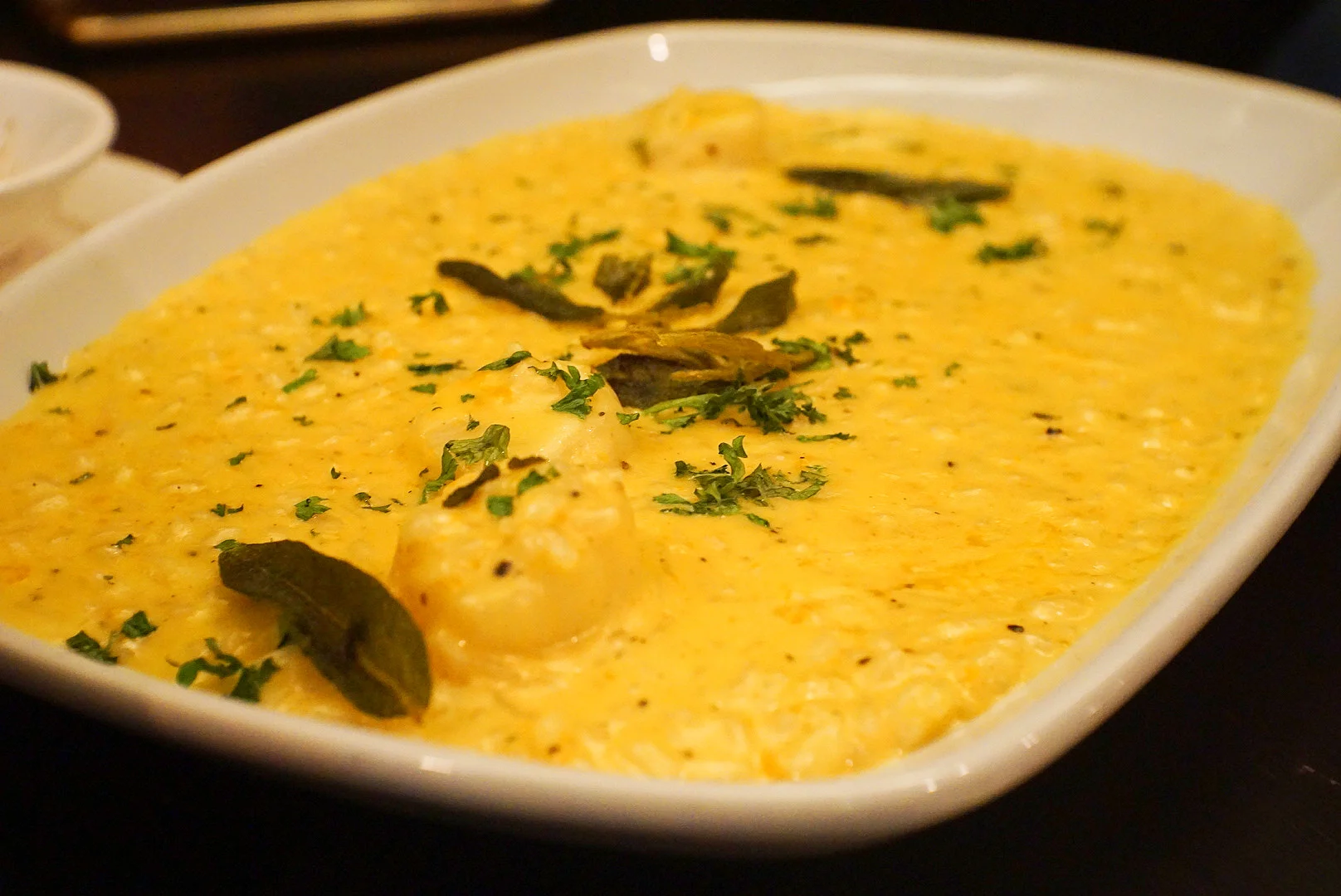 Food review: La Nonna's Lobster Ravioli and Butternut Pumpkin Risotto