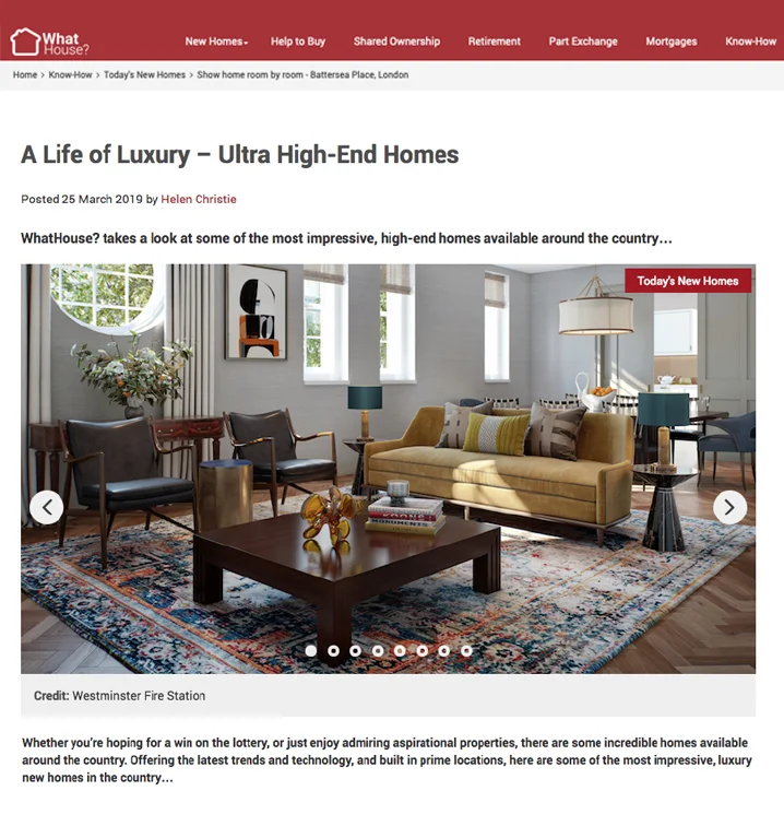 Westminster Fire Station featured in WhatHouse Magazine