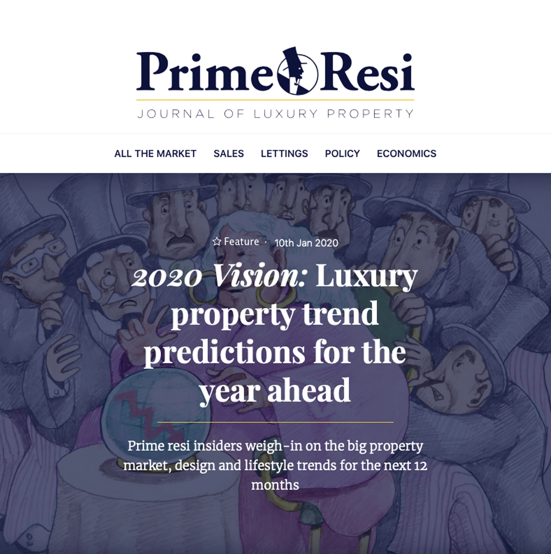 Charlie Baxter comments for Prime Resi 2020 Vision