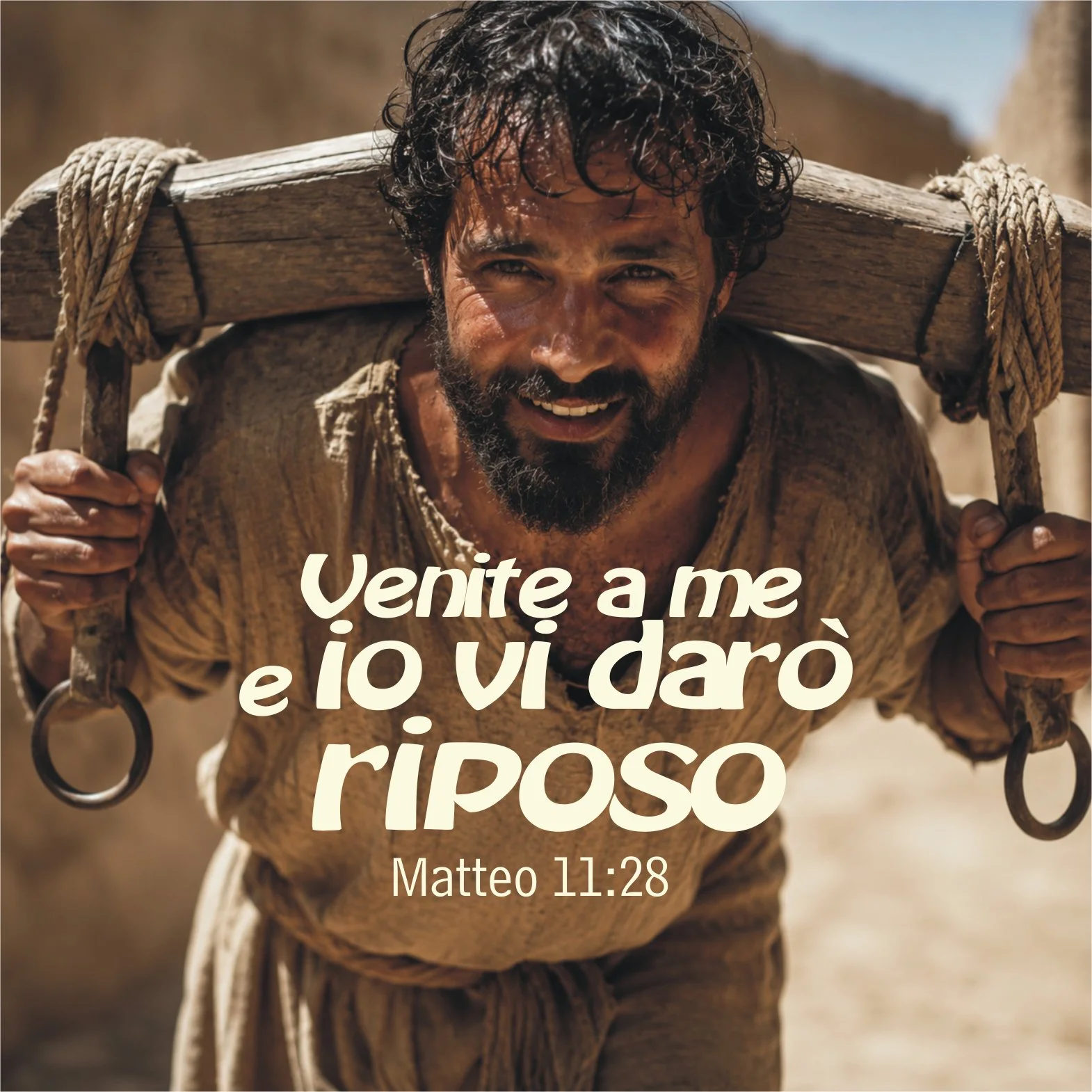 Venite a me e io vi darò riposo – Matteo 11:28 – 31.5.2026
