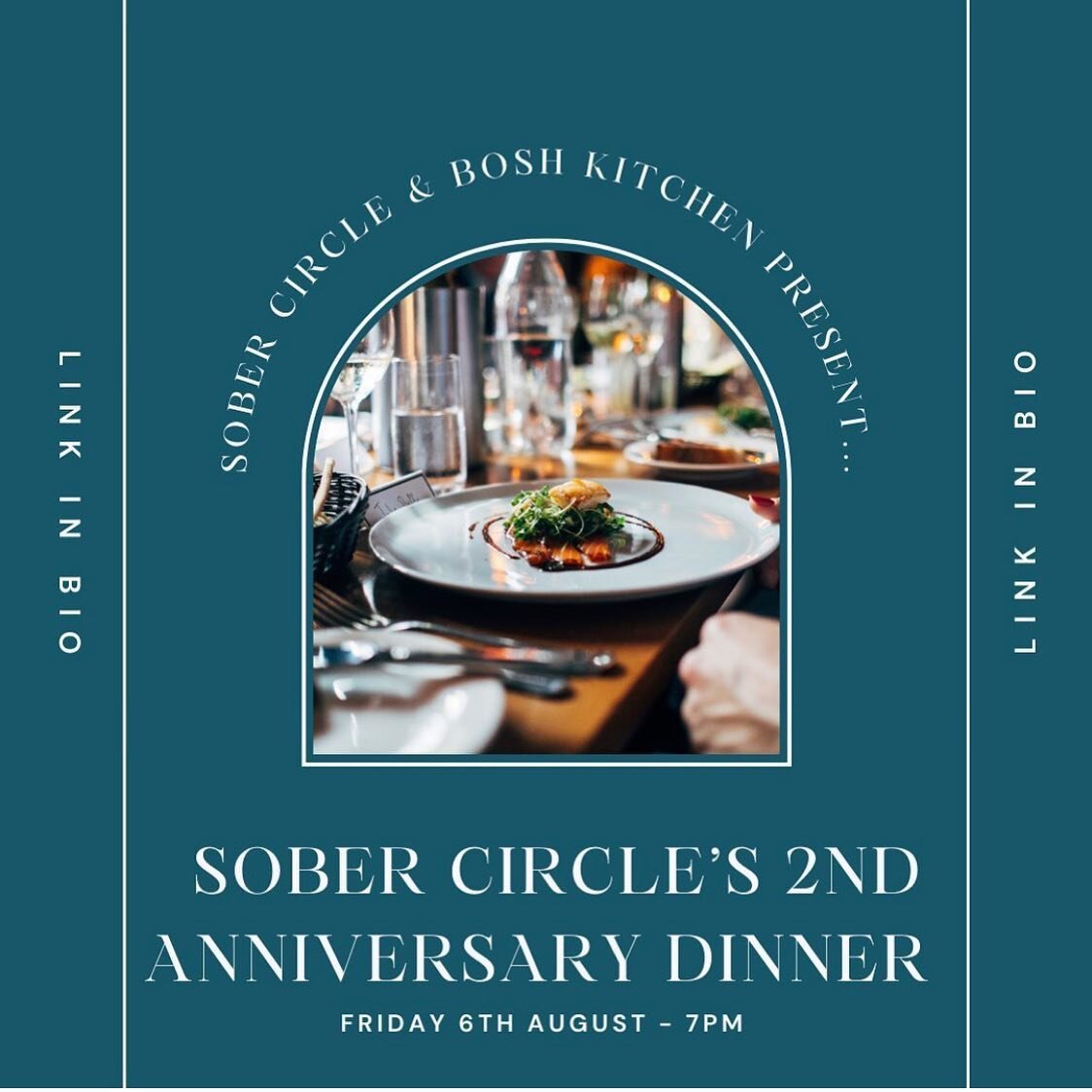 So happy to be collaborating with @sober_circle this Friday for the first alcohol free supper club.  I&rsquo;ve struggled myself with alcohol addiction and it can be really fucking hard to break free. Now that I&rsquo;m on the other side of it I&rsqu