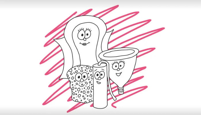 “At the end, they all ended up with a bunch of brilliantly coloured pages and a newfound awareness of their own bodies and cycles.” (Facebook: @TonitheTampon)