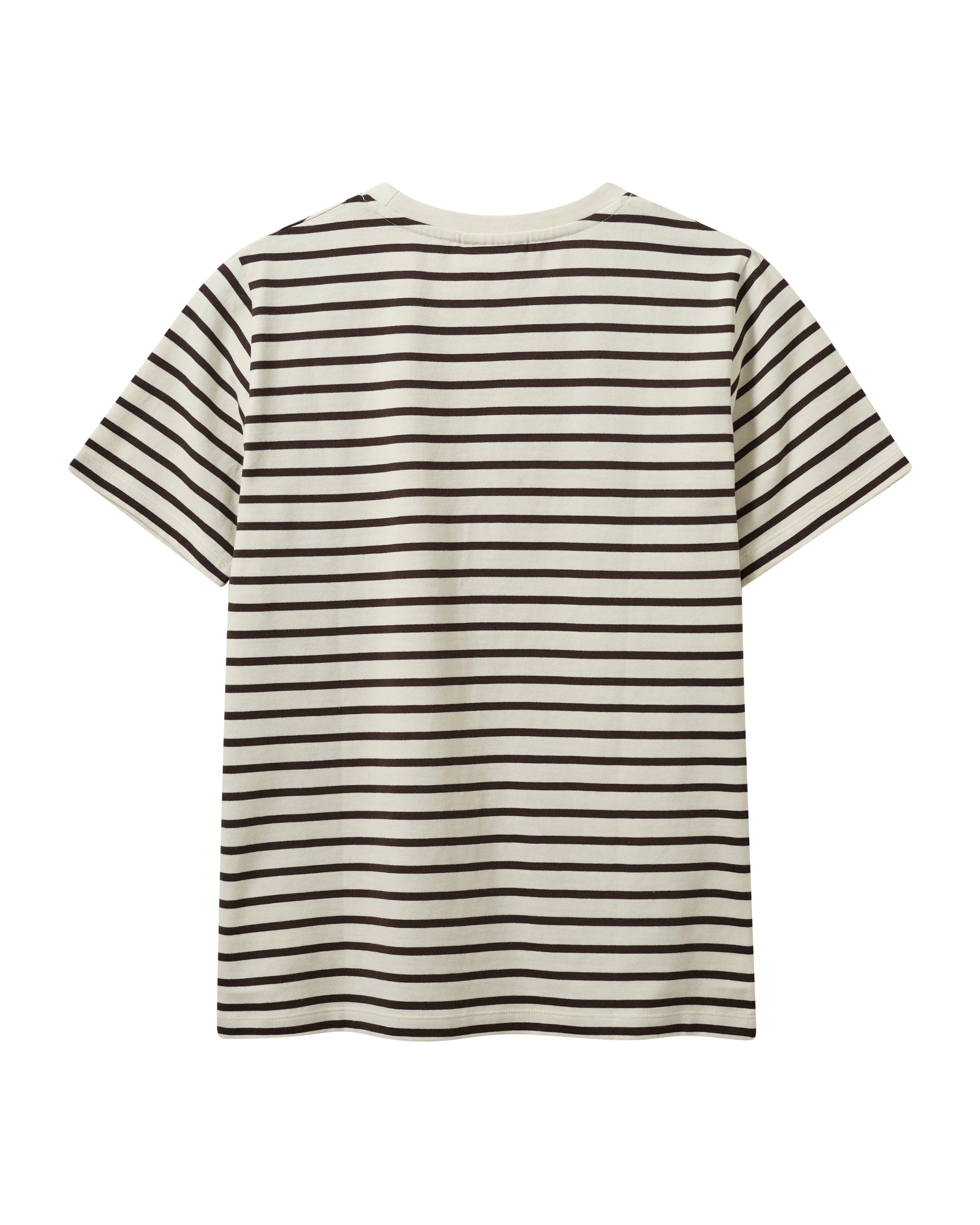H2O-Skagen Woman Striped Tee-101075 - 7098 Cream White-Brown-2.jpg