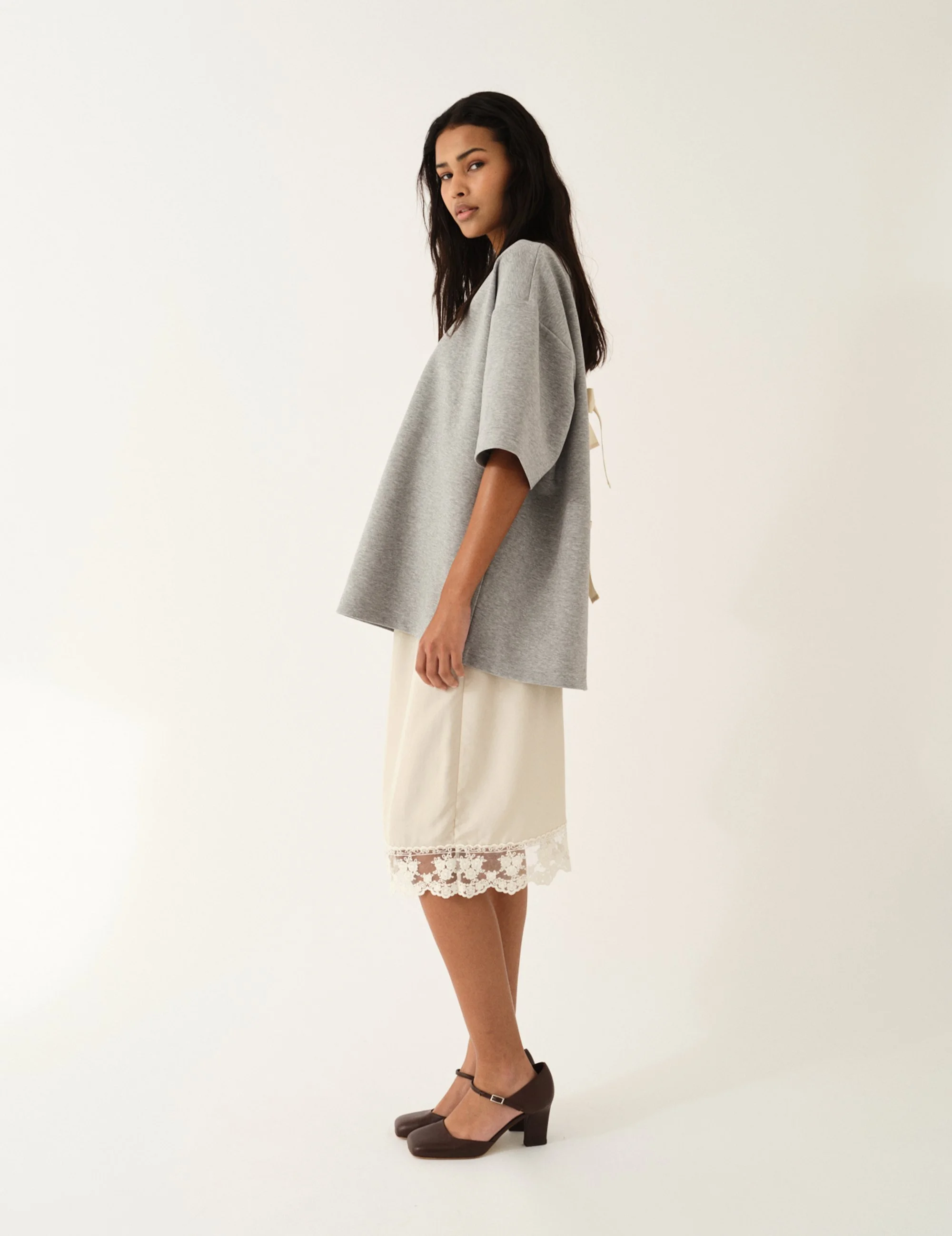 The Garment 22621 TG Bow Tee Grey Melange 602_20.jpg