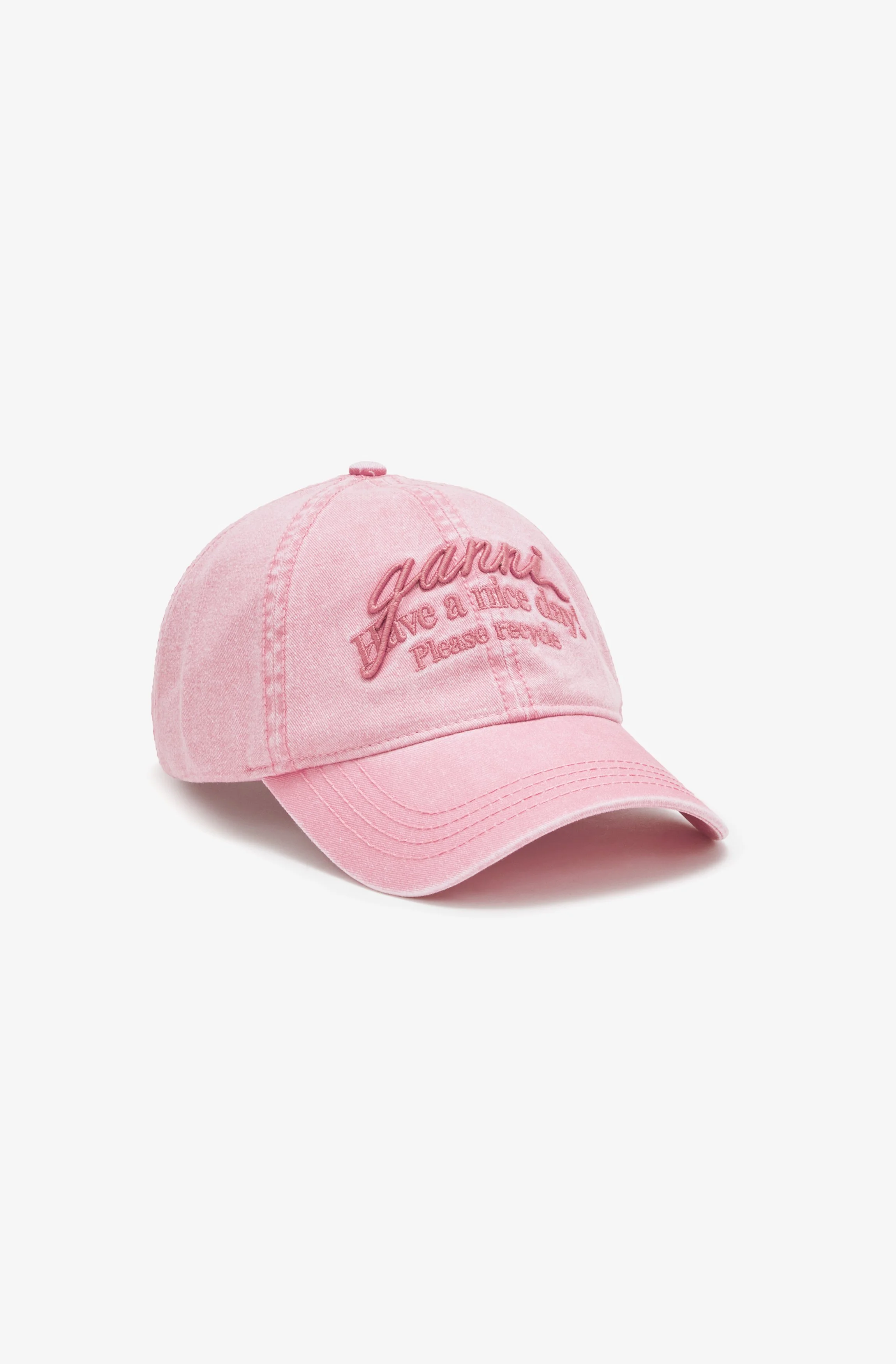 GANNI Washed Cotton Cap