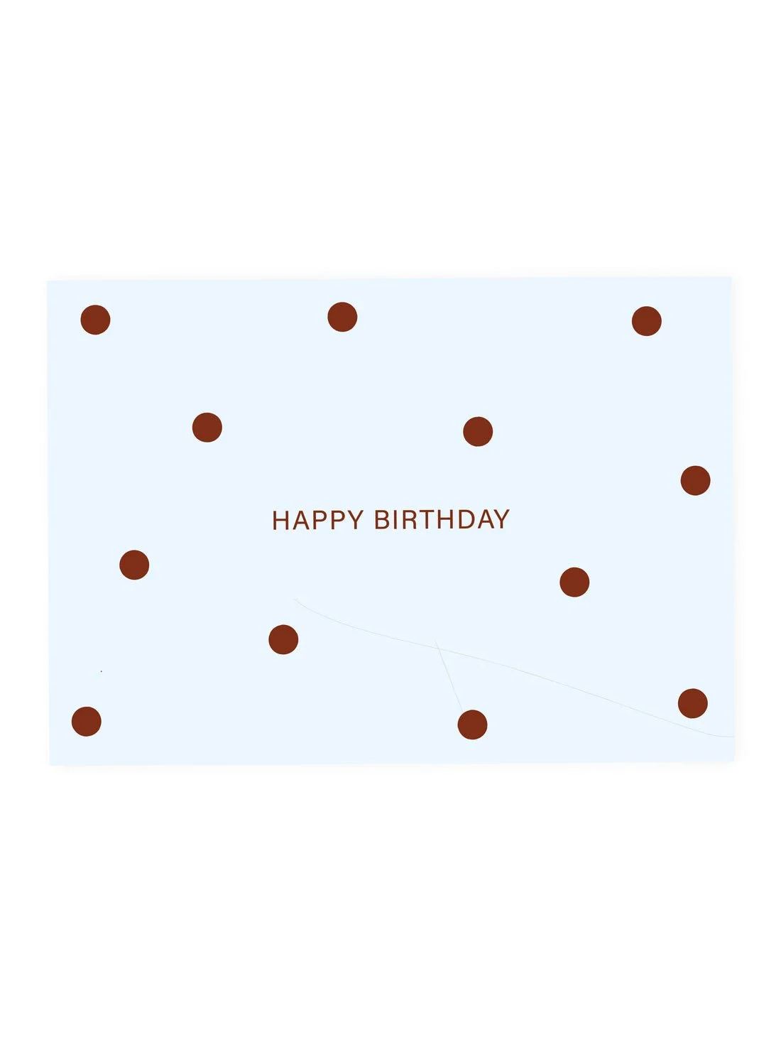 L'ATELIER SAMEDI Postcard 'Happy Birthday' Polka Dots