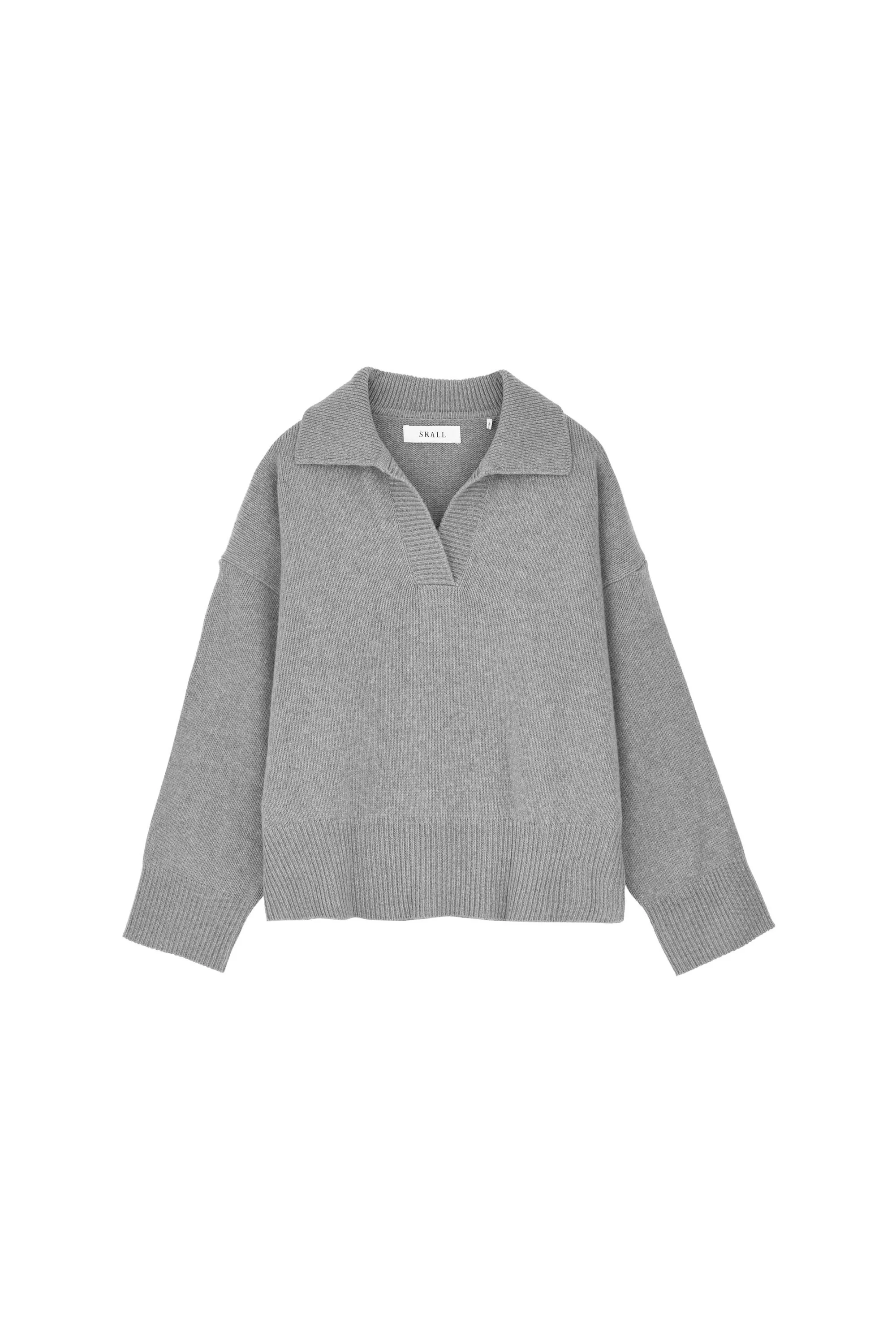 Dean_V-neck_jumper_Grey_mélange_01.jpg