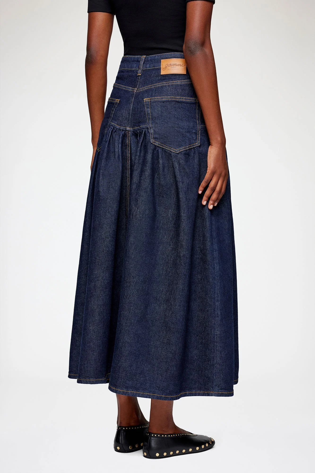 GANNI Stretch Denim Long Skirt_A1090248_077_4.jpeg