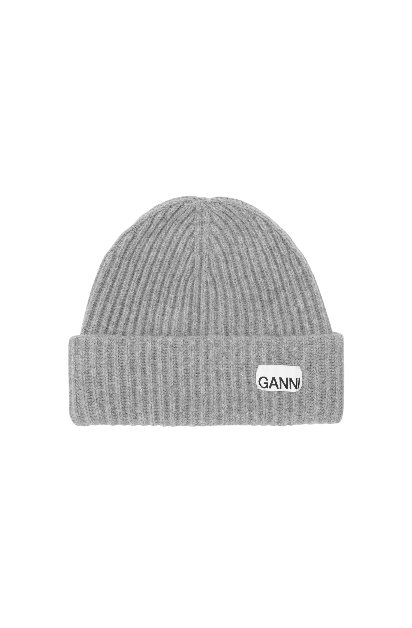 GANNI Structured Rib Beanie