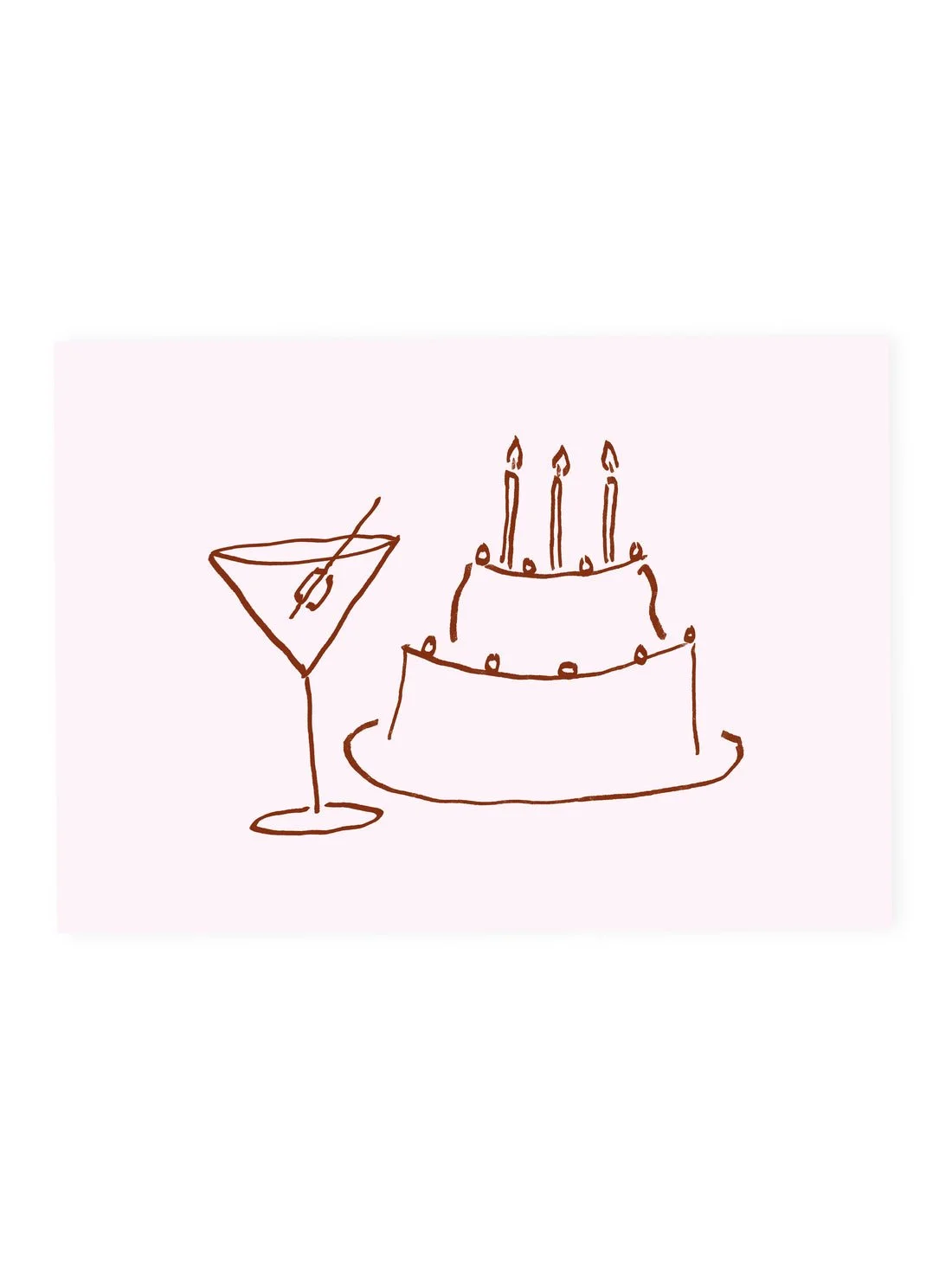 L'ATELIER SAMEDI Postcard Martini und Torte.jpeg