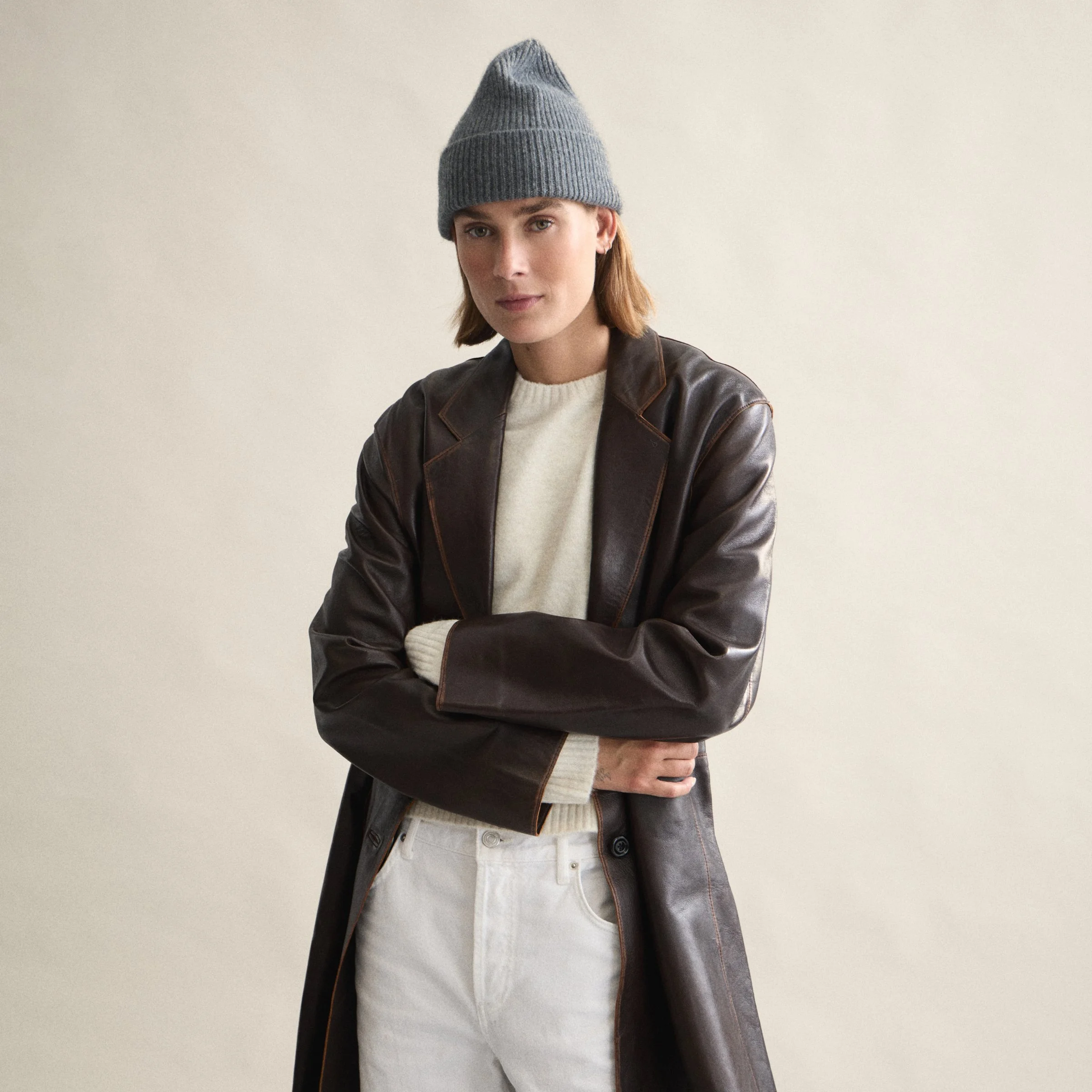 LE BONNET Slate Grey Beanie