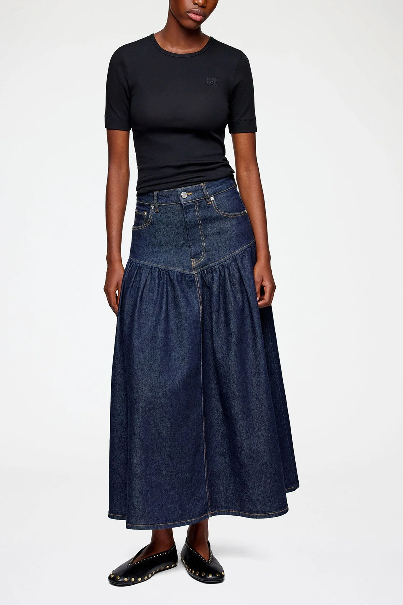 GANNI Stretch Denim Long Skirt_A1090248_077_2.jpeg
