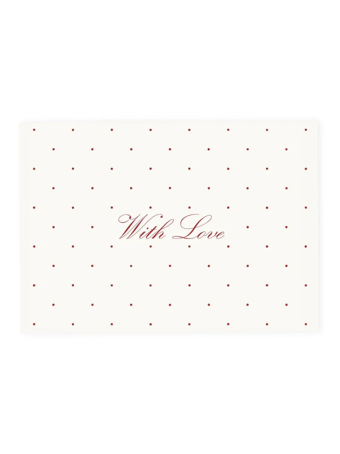 L'ATELIER SAMEDI Postcard 'With Love' Polka Dots