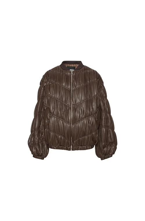 ROTATE Pleated Bomber Jacket