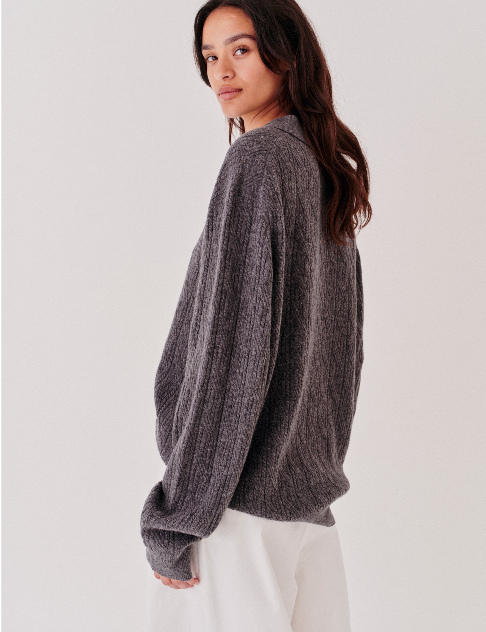 The Garment 22095 Como Cable Polo Grey Melange 602_30.jpg